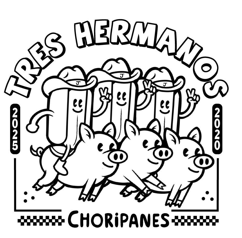 Camiseta Manga Corta - Tres Hermanos del Oeste